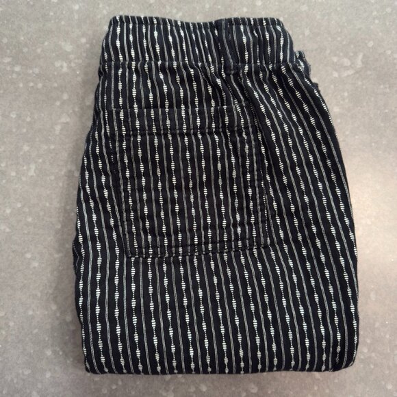 Old Navy Black & White Striped Soft Pants – Size Small - Picture 3 of 12